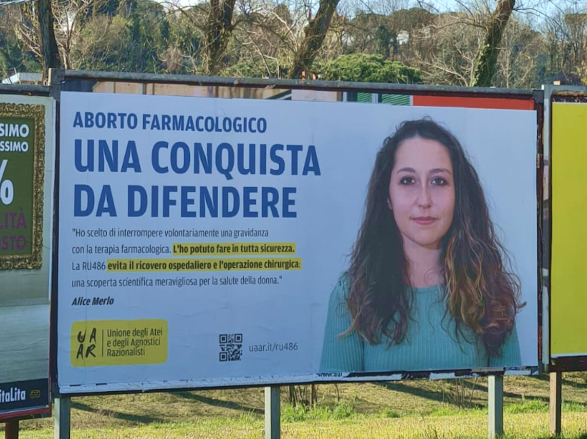 Alessandra Basso (Lega-Id) sui manifesti Uaar: «No alla banalizzazione dell’aborto» 1